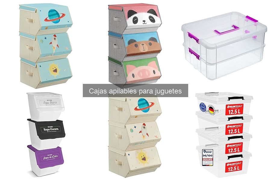 Organiza juguetes con cajas apilables: estrategias prácticas