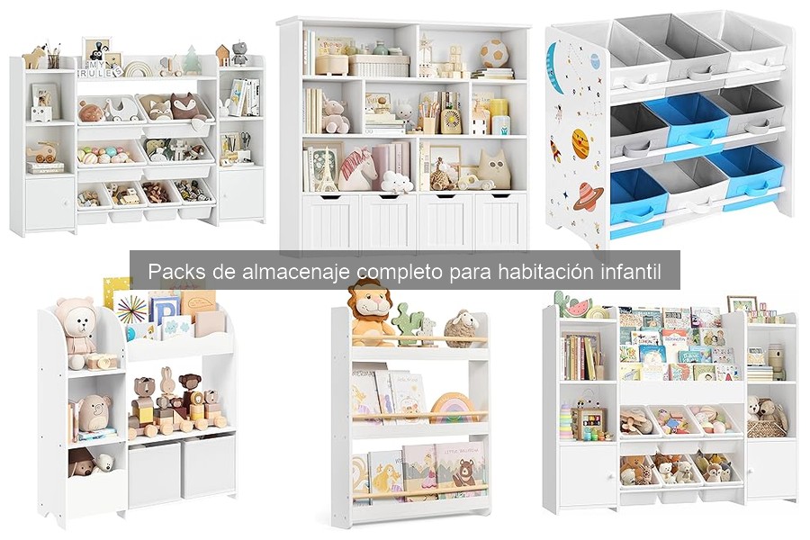 Packs de almacenaje completo para habitación infantil: ¿Qué son?