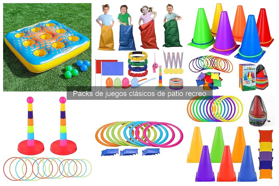 Packs de juegos clásicos de patio recreo: guía completa