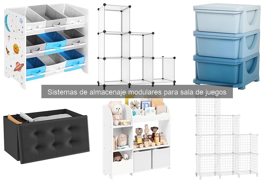 Personaliza tu sistema de almacenaje modular para sala de juegos