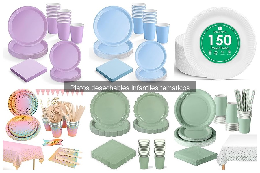 Platos Desechables Infantiles Temáticos: ¿Qué Son y Sus Características?