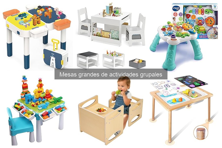 Precio de mesas grandes de actividades grupales en 2023
