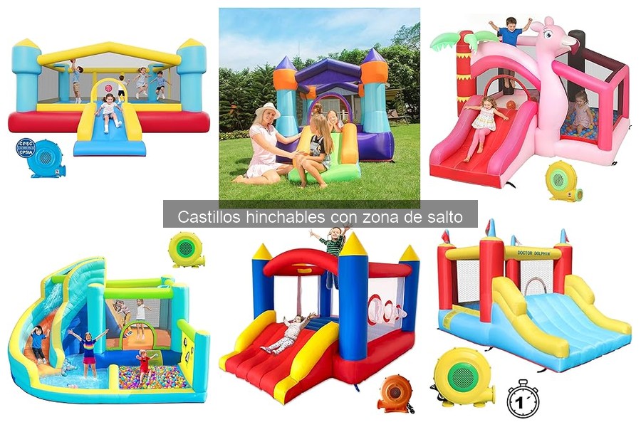 Precio promedio de castillos hinchables con zona de salto