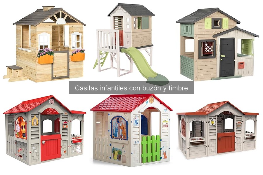 Precios de casitas infantiles con buzón y timbre en 2023