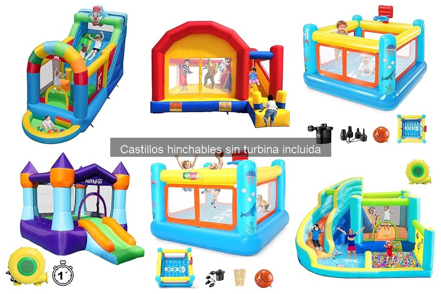 Precios de castillos hinchables sin turbina: compras y ofertas