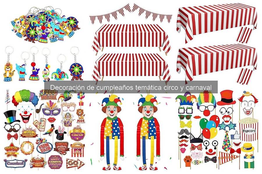 Precios de Decoración de Cumpleaños Temática Circo