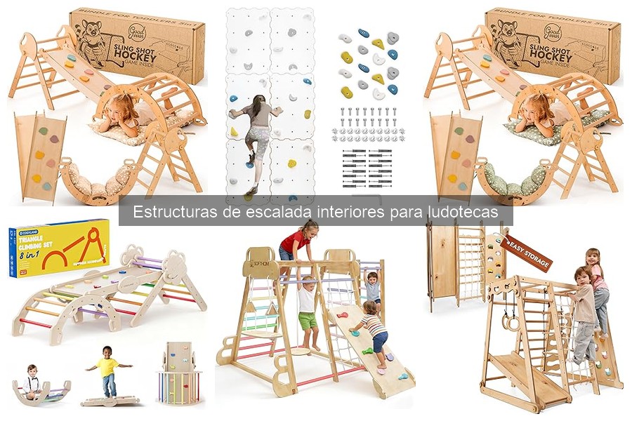 Precios de estructuras de escalada interiores y dónde comprarlas