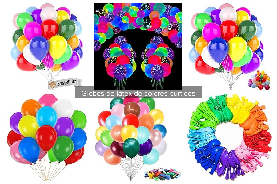 Precios de globos de látex surtidos en Amazon: ¡Ofertas increíbles!