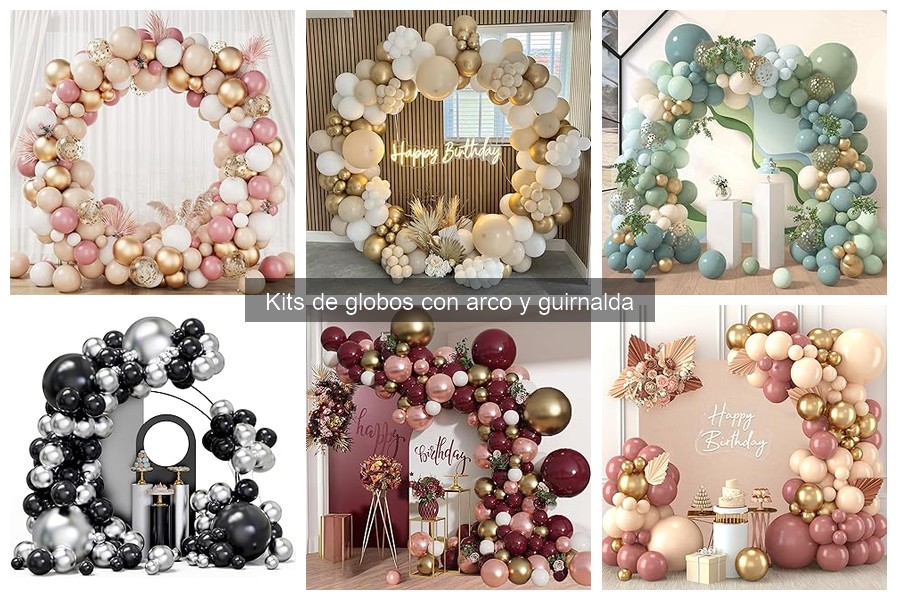 Precios de Kits de Globos con Arco y Guirnalda en 2023