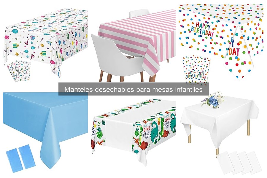 Precios de manteles desechables para fiestas infantiles