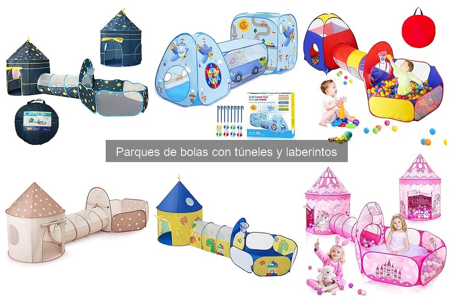 Precios de parques de bolas con túneles y laberintos