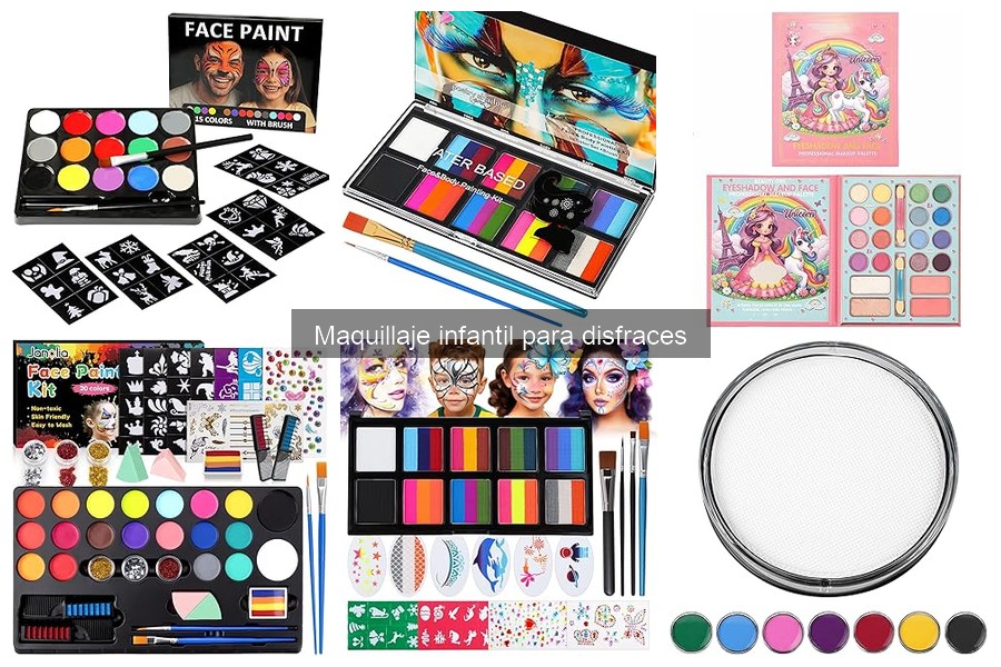 Precios maquillaje infantil para disfraces: guía de costos