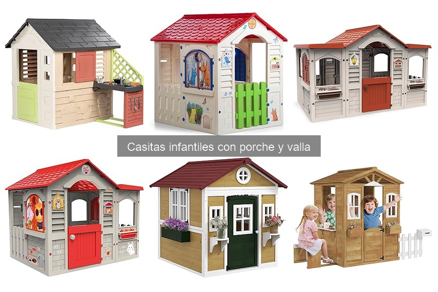 Precios promedio de casitas infantiles con porche y valla