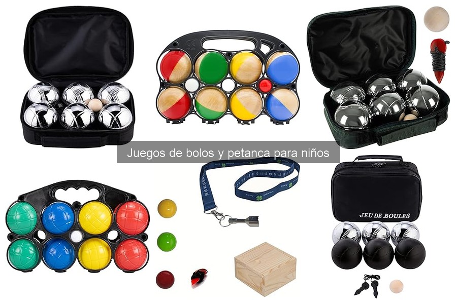 Problemas comunes al jugar a bolos y petanca con niños