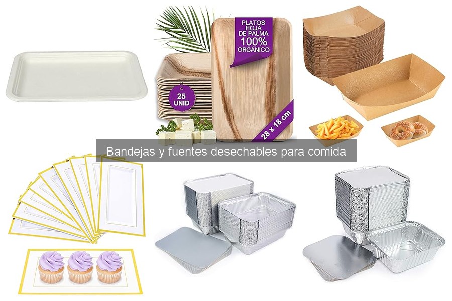 Problemas comunes al usar bandejas desechables en eventos