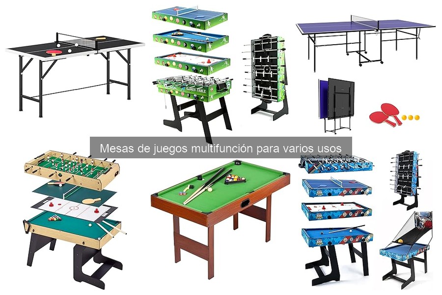 Problemas comunes al usar mesas de juegos multifunción