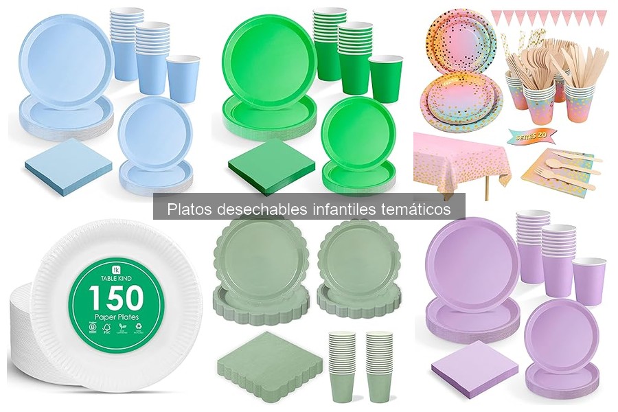Problemas comunes al usar platos desechables infantiles
