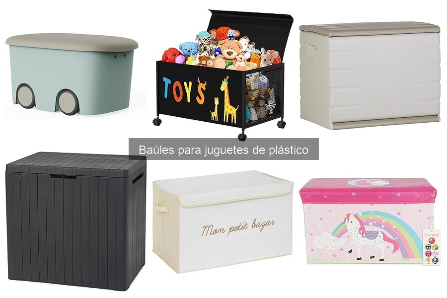 Problemas comunes con baúles de juguetes de plástico y soluciones