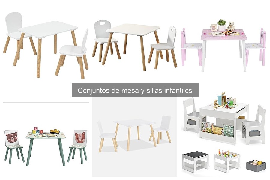 Problemas comunes con conjuntos de mesa y sillas infantiles