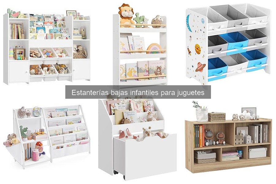 Problemas comunes con estanterías bajas para juguetes