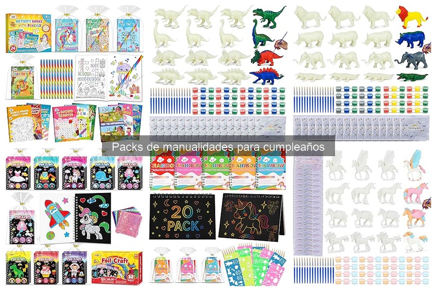 Problemas comunes con packs de manualidades para cumpleaños
