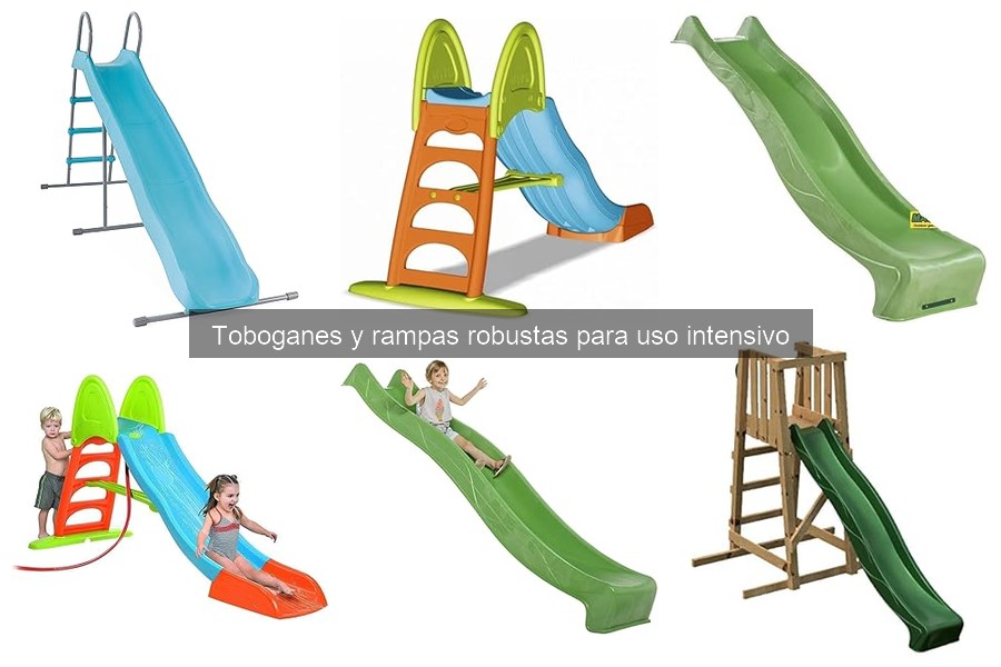 Problemas comunes con toboganes y rampas para niños