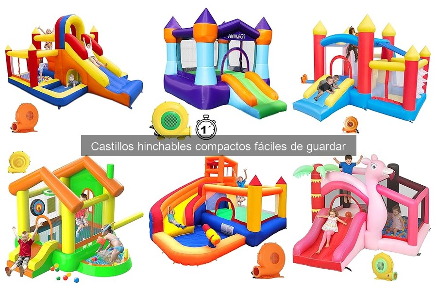 Problemas comunes de castillos hinchables y soluciones