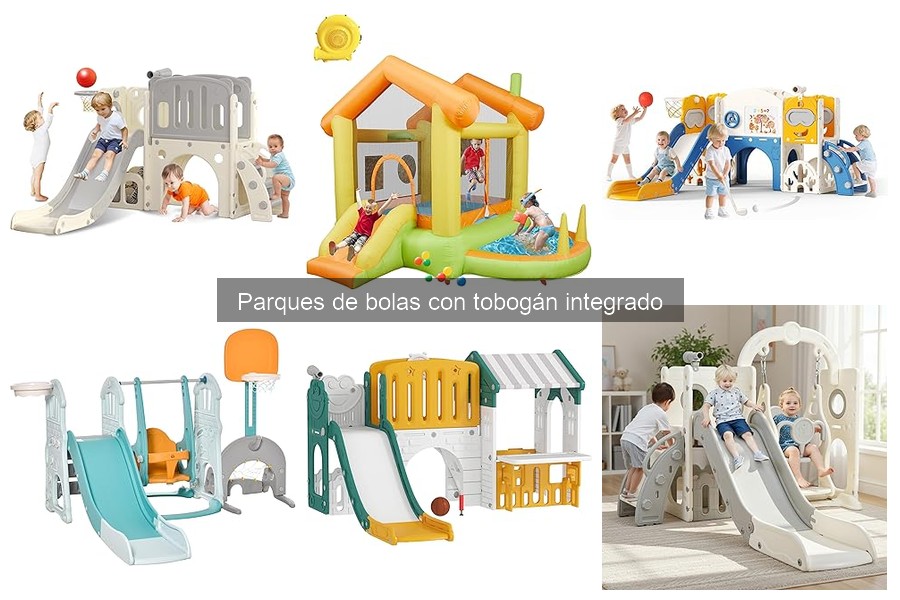 Problemas comunes en parques de bolas con tobogán integrado
