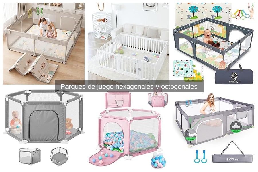 Problemas comunes en parques de juego hexagonales y octogonales
