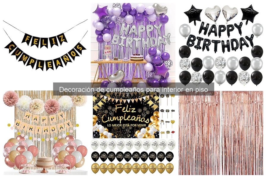 Productos Esenciales para Decorar Cumpleaños en Interior