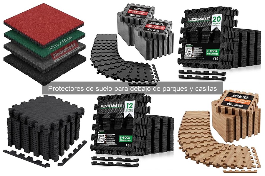 ¿Qué son los protectores de suelo para parques y casitas?