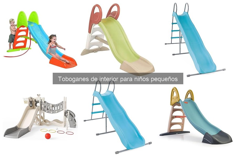 ¿Qué son los toboganes de interior para niños pequeños?