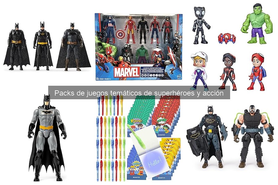 Reciclaje creativo de packs de juegos de superhéroes