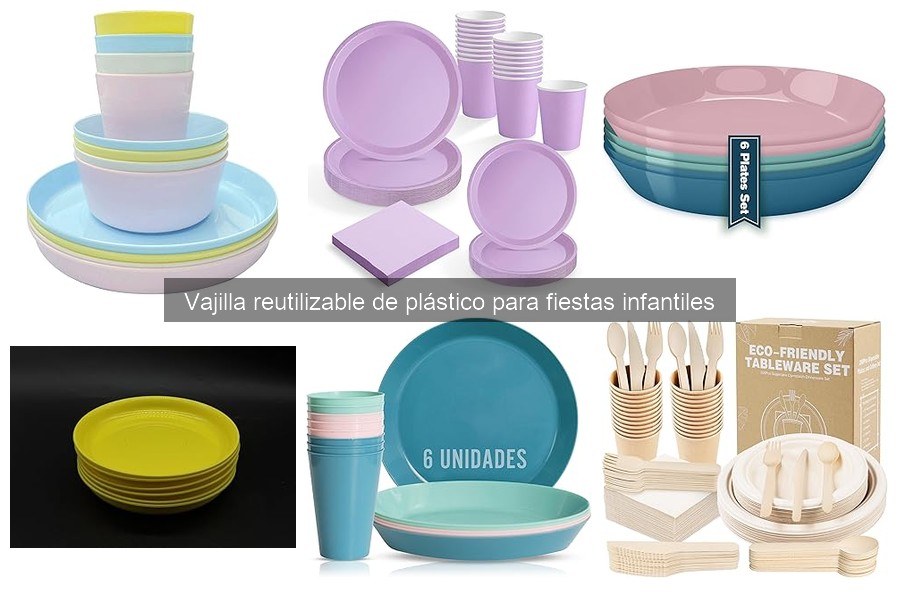 Reseñas de vajilla reutilizable para fiestas infantiles
