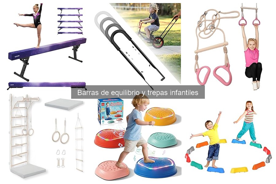 Seguridad de Barras de Equilibrio y Trepas Infantiles