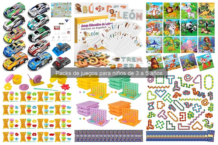 Seguridad en Packs de Juegos para Niños de 3 a 5 Años