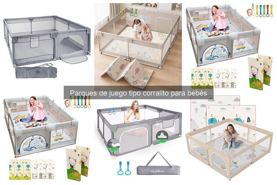 Seguridad en parques de juego tipo corralito para bebés