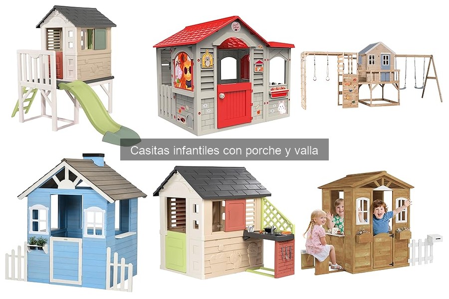 ¿Son adecuadas las casitas infantiles con porche para interiores?