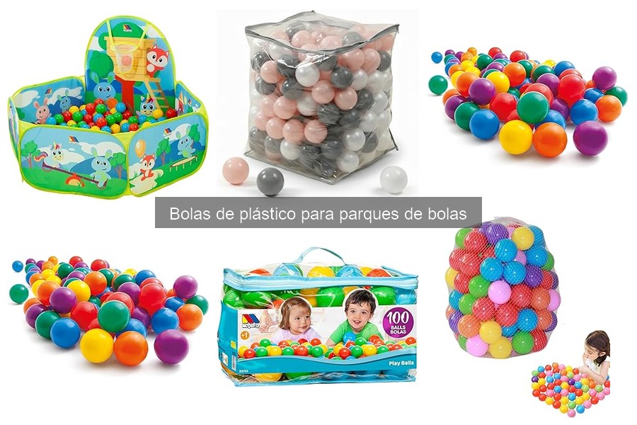 Tamaños de bolas de plástico ideales para cada edad