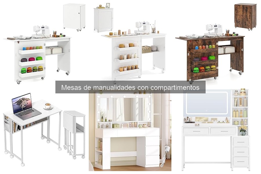 Tamaños ideales de mesas de manualidades para cualquier espacio