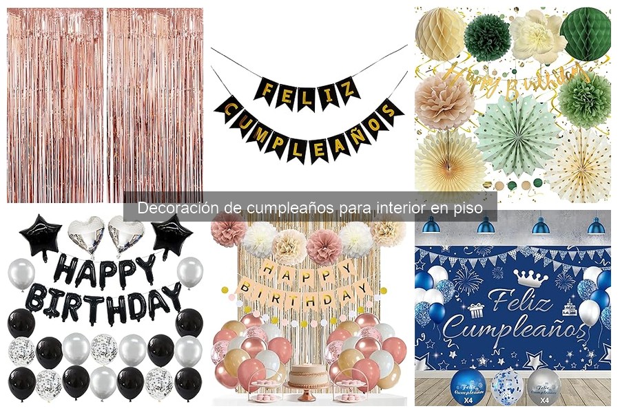 Temas populares de decoración de cumpleaños para interiores