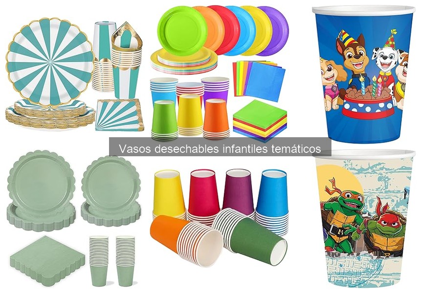 Tendencias 2024 en Vasos Desechables Infantiles Temáticos