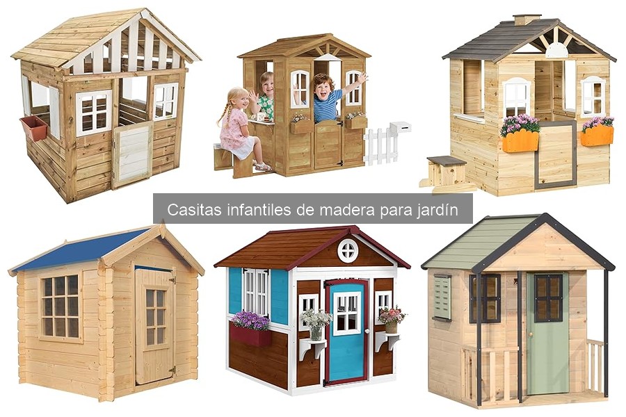 ** Tipos de Casitas Infantiles de Madera para Jardín