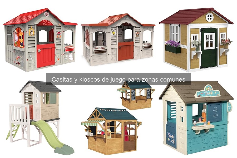 ** Tipos de Casitas y Kioscos de Juego: Guía de Materiales y Diseños