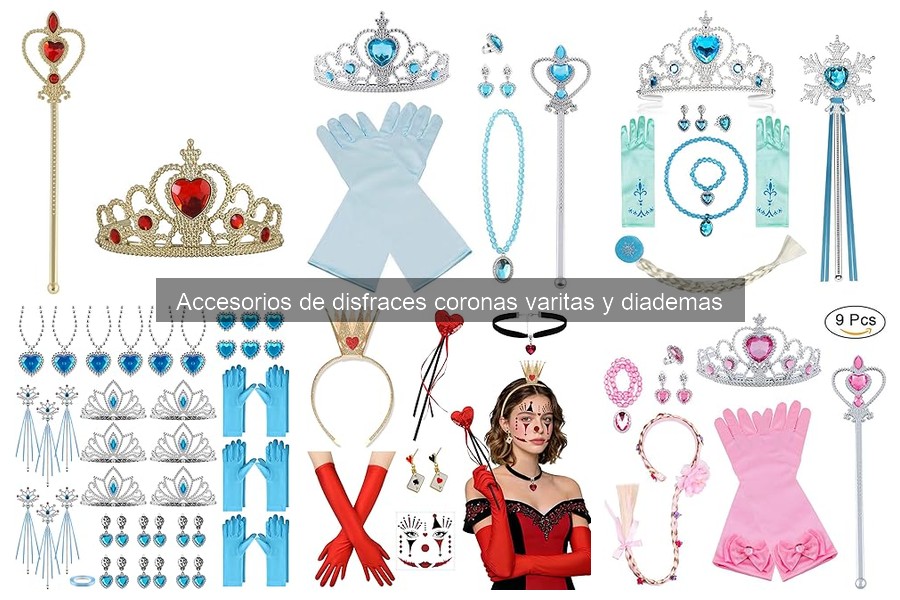 Tipos de coronas para disfraces: Estilos y usos