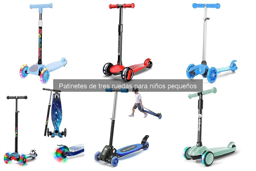 Tipos de patinetes de tres ruedas para niños y sus características