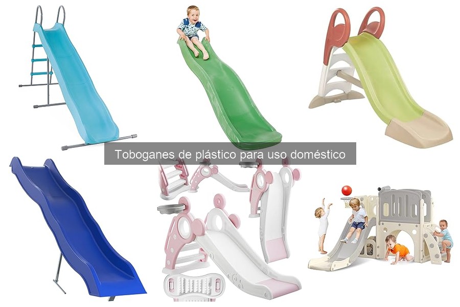 Tipos de Toboganes de Plástico para Uso Doméstico