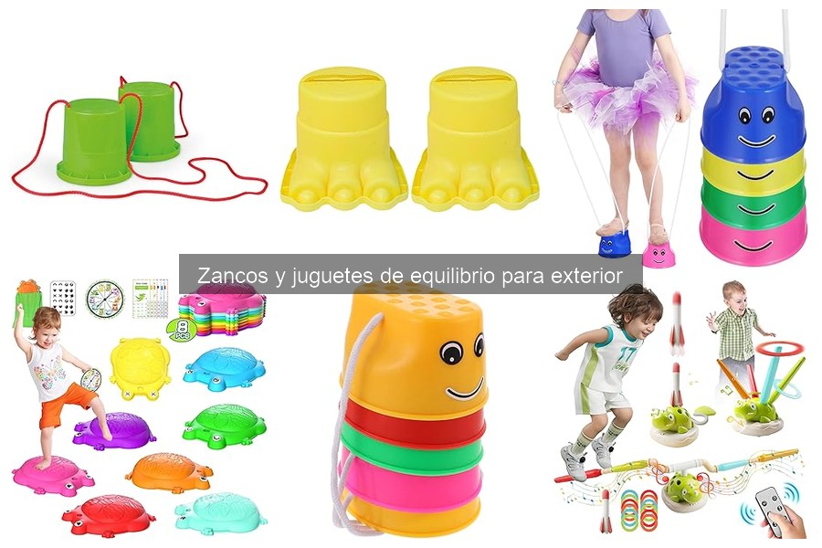 Tipos de zancos y juguetes de equilibrio para niños