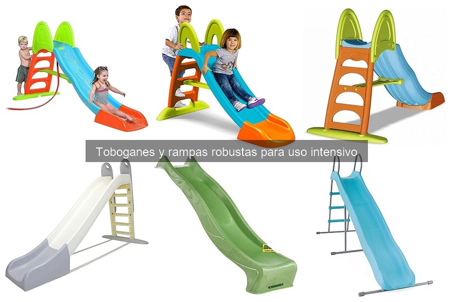 Toboganes y rampas robustas: características y beneficios