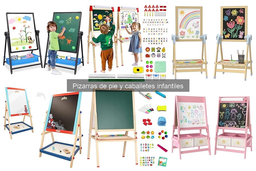Todo sobre pizarras de pie y caballetes infantiles